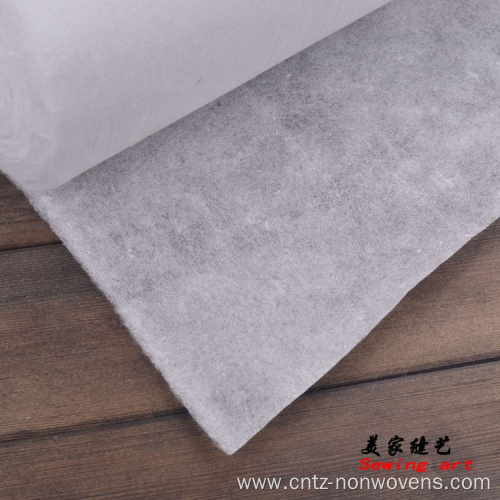 Nonwoven embroidery backing interlining fabric